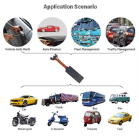 Traceur GPS 2G TK004 pour voiture, fixation tableau de bord, dispositif filaire, détection ACC, compatible application iOS, certifié ROHS, antivol pour véhicule