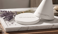 Diffuseur d'arômes en céramique en forme de cloche pour la maison, désodorisant parfumé aux huiles essentielles, pierre aromatique parfumée