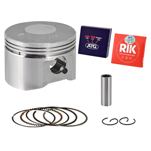 Pistone per Moto PULSAR180/ROUSER <span class=keywords><strong>180</strong></span> 63.5mm Resistente alla Corrosione ad Alta Resistenza con Set di Fasce Elastiche ATG per BAJAJ - Product Image 1