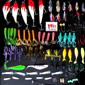 Kit de Señuelos QY, 5 Piezas, Señuelos de Superficie para Pesca de Lubina, Señuelos Artificiales, Set de Aparejos de Pesca de Agua Dulce y Salada - Product Image 3