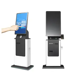 Kios stasiun bayar interaktif maskapai swalayan check in kios