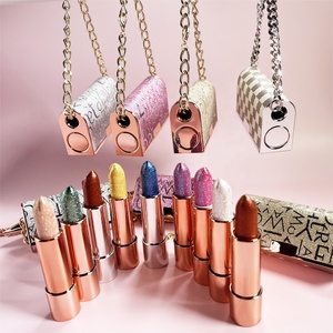 <span class=keywords><strong>Rossetto</strong></span> <span class=keywords><strong>Opaco</strong></span> Vellutato Impermeabile a Lunga Durata con Glitter, Etichetta Privata, Cruelty Free, Personalizzabile con Logo OEM - Product Image 2