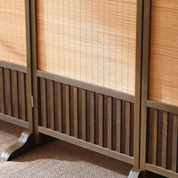 Cloison de séparation paravane pliable et mobile en bois traditionnel antique pour salon intérieur/extérieur