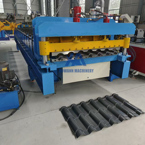 Roofing <b>Tile</b> Color Steel <b>Sheet</b> Roll Forming Machine <b>Tile</b> Making Machine - Product Image 3