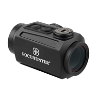 Focuhunter 1X21mm, viseur laser rouge tactique en aluminium, sans parallaxe, étanche IPX7, 10 réglages de luminosité, résistant aux chocs 1500G