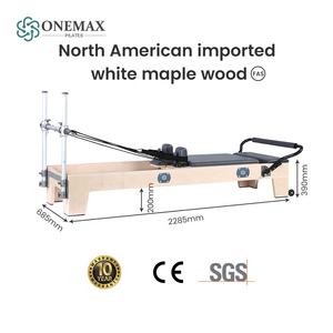 ONEMAX Pilates Reformer Maple Wood Multi-Level Resistance Adjustable Cored Bed With 10-Year Warranty For Pilates Studio Health - Product Image 2