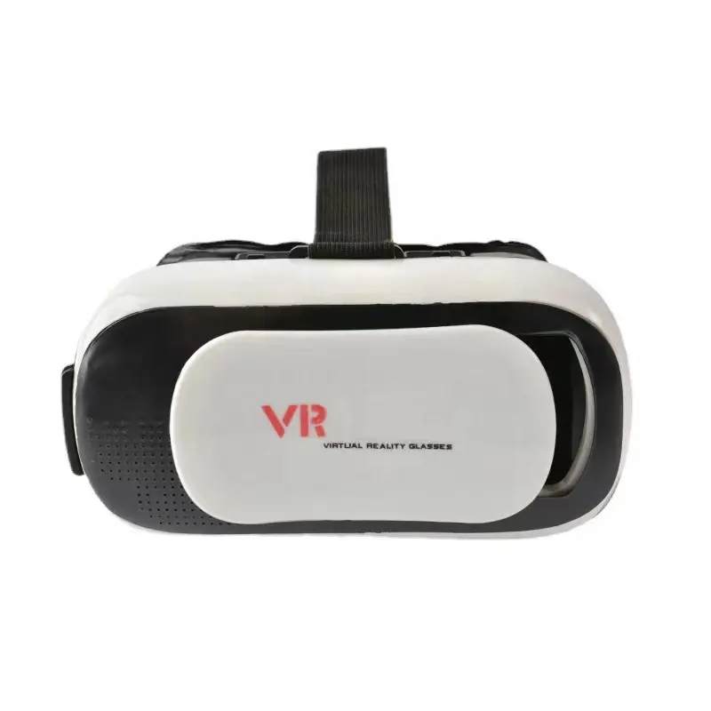 Kotak kacamata Virtual Reality VR asli, helm Headset kardus Stereo untuk ponsel pintar IOS dan Android