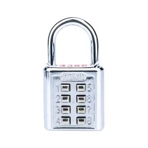 XMM-8030B düğme 8 haneli şifreli asma kilit yeni stil güvenlik çelik kör itme ucuz fiyat yüksek kalite çin fabrika asma kilit - Product Image 6