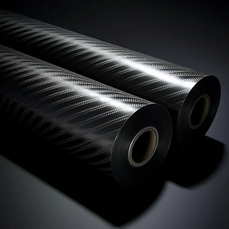 Kenteer 3d red carbon fiber vinyl wrap Black High Glossy Car Body Sticker Wrap Self Adhesive Roll Film