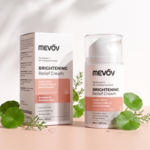 Crema Facial <span class=keywords><strong>de</strong></span> Marca Privada con 7% <span class=keywords><strong>de</strong></span> Arbutina y 4% <span class=keywords><strong>de</strong></span> Ácido Tranexámico, <span class=keywords><strong>Corrector</strong></span> <span class=keywords><strong>de</strong></span> Manchas Oscuras, Niacinamida, Humectante Iluminador, OEM - Product Image 1