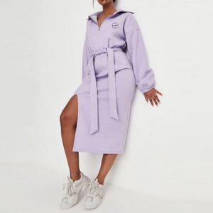 Venta al por mayor de manga larga raglán de ocio personalizado Sudadera con capucha sólido largo pulóver Tops logotipo personalizado mujeres cremallera ropa de calle Sudadera con capucha - Product Image 1
