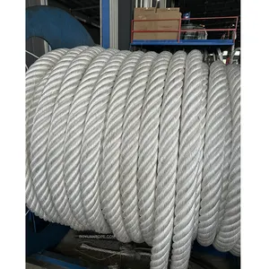 Exceptional Durability6 Strand Synthetic Rope With Polyamide Nylon Monofilaments And Multifilaments Fibers For Maritime Industry