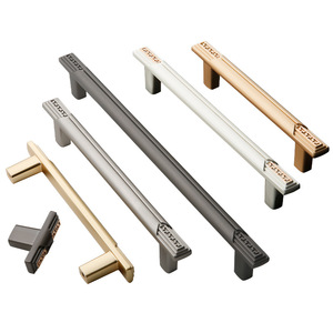 LGEDIS Solid Zinc Alloy Cabinet Door Handle Bar Modern Furniture <b>Hardware</b> <b>Wardrobe</b> Drawer Kitchen Cabinet Pulls - Product Image 3