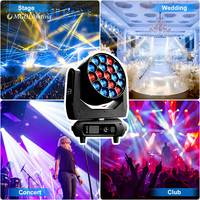 Projecteur professionnel LED 19x60W Bee Eye Moving Head Wash Light avec zoom, 1960 watts, grand projecteur DJ Disco pour scène