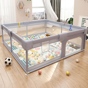 Corralito Plegable para Bebés con Puerta de Seguridad y Tobogán, Gran Área de Juego Interior para Bebés y Niños Pequeños, Seguro y Portátil para Aprender a Caminar - Product Image 5