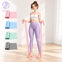 Studio Pilates, Karet Latihan Yoga Elastis Tinggi, Tahan Lama, Logo Custom, Ramah Lingkungan, dari Lateks