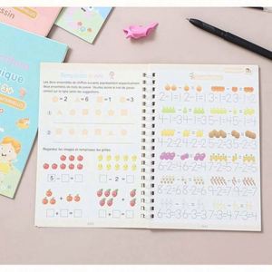 4 Cuadernos Mágicos Reutilizables de Caligrafía Árabe para Práctica de Escritura a Mano, Libros de Impresión para Niños - Product Image 5