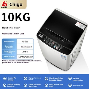 <span class=keywords><strong>Lavadora</strong></span> semiautomática Yan Xuan Zhigao Chigo de 10 kg de capacidad con centrifugado integrado y rueda de ondas, de uso doméstico y libre instalación. - Product Image 6