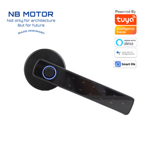 NB động cơ tuya Wifi sinh trắc học vân tay Khóa cửa thông minh hiện đại xử lý với Keyless truy cập ứng dụng điều khiển cho nhà khách sạn căn hộ - Product Image 2