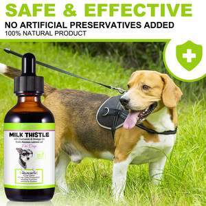 Oimmal Gouttes liquides de chardon-Marie pour chiens : Soutien hépatique et rénal avec curcumine et huile de saumon d'Alaska oméga-3 - Product Image 2