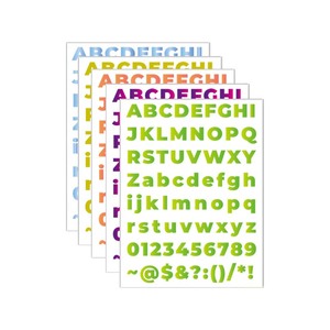 Vĩnh Viễn Decal trang trí Sticker chữ Vàng thư tùy chỉnh in ấn gói Vinyl Bạc Tiếng Anh Dán Thư - Product Image 6