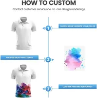 Custom Aus Company Uniform Polos hirt Atmungsaktives Dry Fit Voll druck Sublimiertes Performance-Mikrofaser-T-Shirt mit Logo für Männer