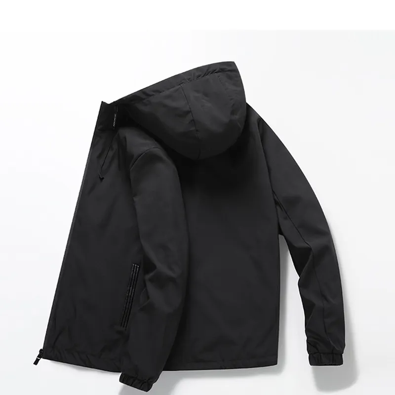 High Quality Outdoor Waterproof Black Windbreaker Jacket Summer Windbreaker Sets outdoor jacket