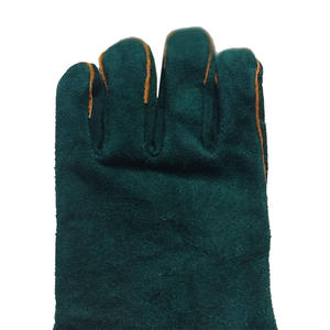 Vendita calda a prova di morso in pelle rinforzata guanti per la manipolazione di animali per cani guanti da 60cm per saldatura - Product Image 4