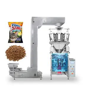 Automatic grain weighing pe/pet food packing film packaging machine