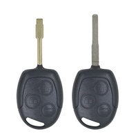 Llave de Repuesto con Control Remoto de 3 Botones para Automóvil, Modelo FO21, con Hoja Sin Cortar, para Ford Mondeo, Fiesta, Focus, Transit Connect