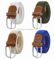 Jolie ceinture élastique en cordon tricoté pour enfants, ceinture tressée pour garçons et filles