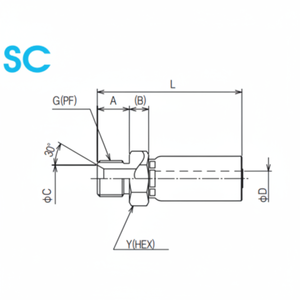 NITTA HOSE <b>COUPLING</b> SC-PF-R <b>Shaft</b> <b>Couplings</b> Product - Product Image 1