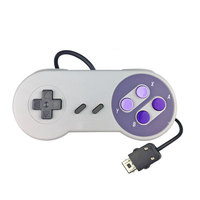 Mando Retro con cable USB para Super Nintendo, Mando SNES para PC, IOS y Android