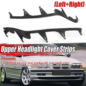 ชุดฝาครอบไฟหน้าคู่ด้านบน แถบปิดผนึกไฟหน้า สำหรับ BMW E46 323i 325i 325Xi 328i 330i ปี 1998-2001 - Product Image 1