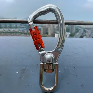 Grosir Harga Pabrik Ayunan Teras Aluminium Carabiner Putar Ayunan Luar Ruangan Taman