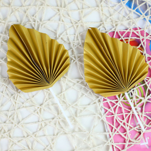 Suministros de Decoración de Pastel de <span class=keywords><strong>feliz</strong></span> <span class=keywords><strong>cumpleaños</strong></span>, ventilador de papel dorado, Topper de pastel, <span class=keywords><strong>2022</strong></span> - Product Image 4
