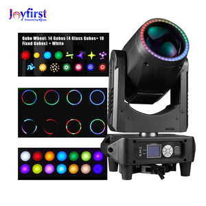 Joyfirst <span class=keywords><strong>Ampoule</strong></span> Super Light Effect 250W Frost Rainbow Stroboscope Effect DJ Disco Moving Head Sharpy Stage Light With <span class=keywords><strong>LED</strong></span> Ring Strip - Product Image 1