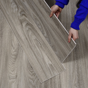 Hengxin Usine <span class=keywords><strong>Prix</strong></span> <span class=keywords><strong>PVC</strong></span> 4mm SPC Étanche Vinyle Grain De Bois Plancher - Product Image 1