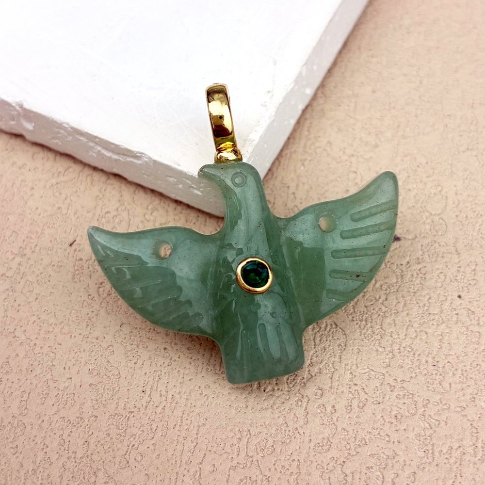 Aventurine verte - or
