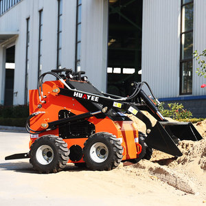 HUAYEE Günstige neue kleine Mini-Bagger lader Erd bewegungs maschinen Kleine Garten-LKW-Rad Kompakt lader Bagger lader - Product Image 4