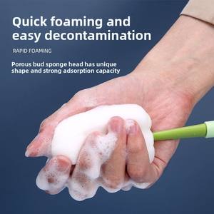 Wholesale <b>Sponge</b> Brush, Cup Detachable Cleaning Household Baby Bottle <b>Long</b>-<b>handled</b> Cup, Tea Stain Removal - Product Image 1