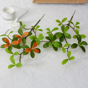 Plantes vertes artificielles simulées, fleurs de printemps, fleurs de clochettes, feuilles multi-pétales, feuilles *Malus <span class=keywords><strong>Arboris</strong></span>*. 45 cm de hauteur. - Product Image 2