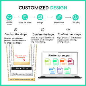 Tùy Chỉnh Bán Buôn Thép Không Gỉ Trống Đĩa Đồ Trang Sức Cá Nhân Mạ Vàng Khắc Biểu Tượng Charms Vòng Dog Thẻ Cho Khắc - Product Image 6
