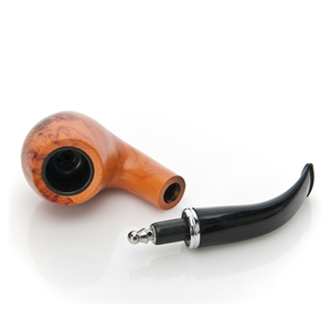 Pipe à fumer vintage en bois de bakélite brun élégant avec finition laquée, design portable pour les magasins de tabac, vente en gros - Product Image 5
