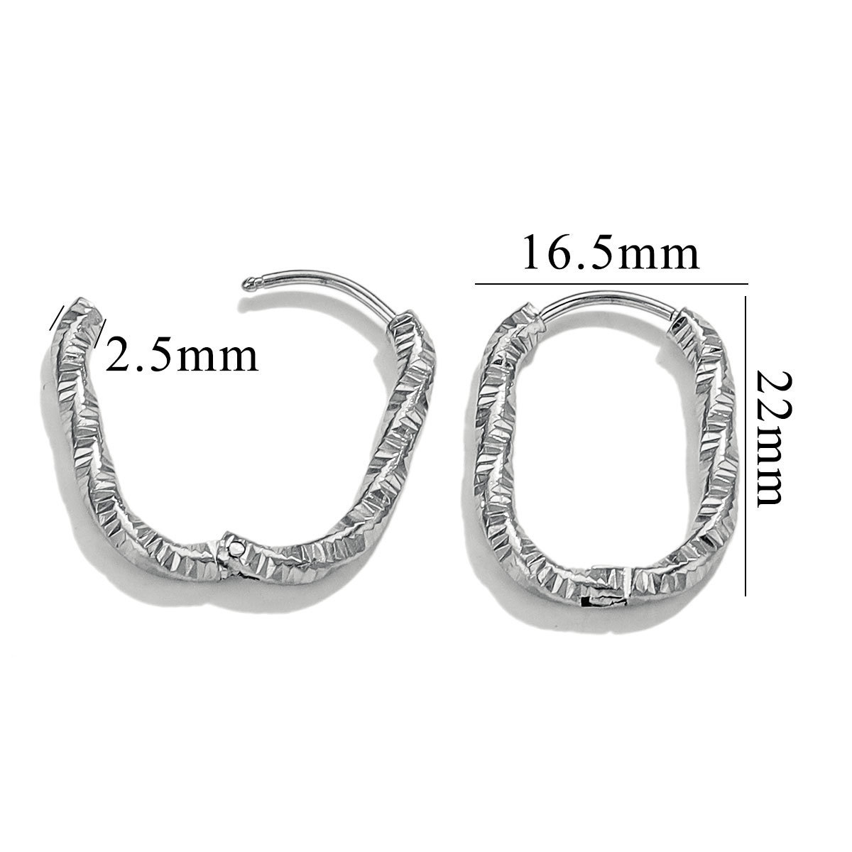 Argent torsadé [environ 1,5 g chacun]