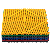 Dalles de sol emboîtables antidérapantes pour garage et station de lavage auto, grilles de protection amovibles pour detailing automobile