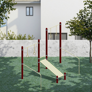 Escalera de escalada de acero al aire libre para niños, gimnasio de pared con barra de mono divertida para ejercicio, equipo de Fitness - Product Image 2