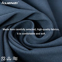 Camiseta Kuenzi sin Plancha, 260GSM, Antibacteriana, Fresca para la Piel, 26% Sorona, 74% Algodón, Cuello Redondo, Tres Agujas, Sólida, para Mujer