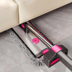 Mop Piatto in Microfibra 360 con Piastra in Alluminio, Super Mop Piatto 360 Facile da Usare, Strumento per Pulizie Domestiche Senza Mani - Product Image 3