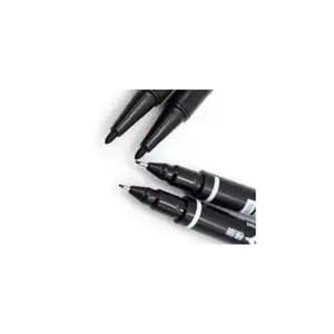 Marqueurs de peinture à pointe de stylo 2 couleurs blanc noir, Double pointe 2018 nouveau marqueur de croquis Non toxique coloré 168 nouveau marqueur